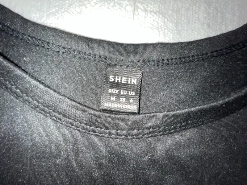 Polera negra básica Shein para mujer talla M - 2