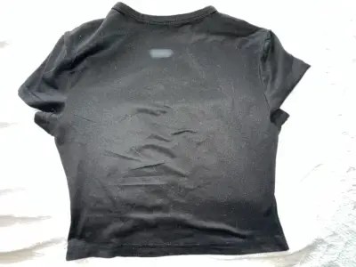 Polera negra básica Shein para mujer talla M - miniatura 3