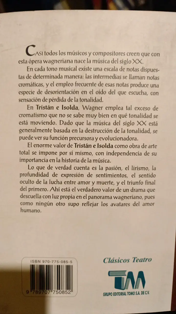 Libro Tristán e Isolda de Richard Wagner - 2