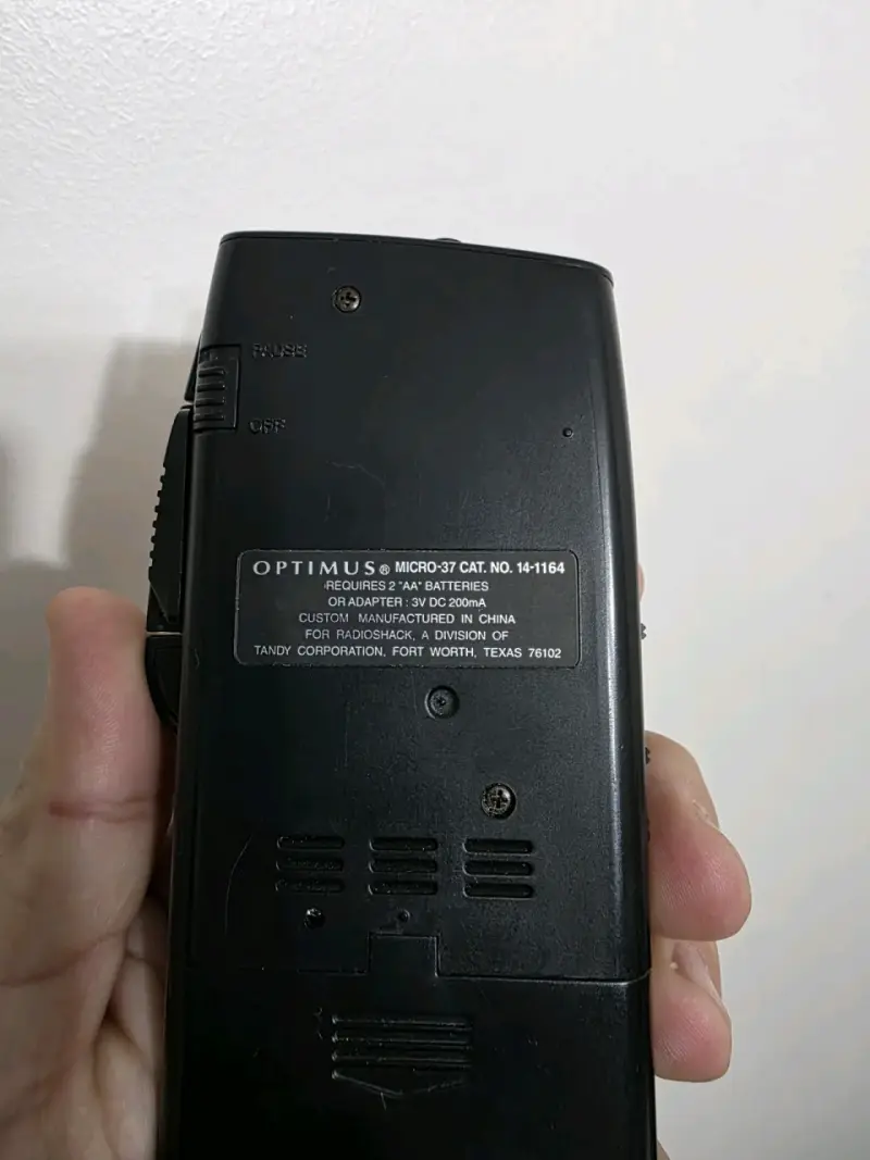 Grabadora Vintage microcassette Optimus Micro-37 - 2