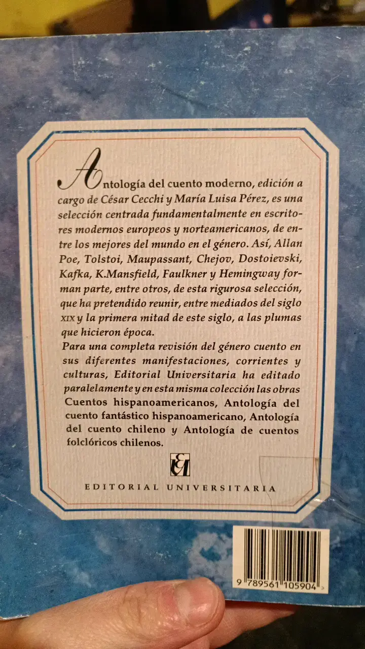 Antología del cuento moderno - Editorial Universitaria - 2