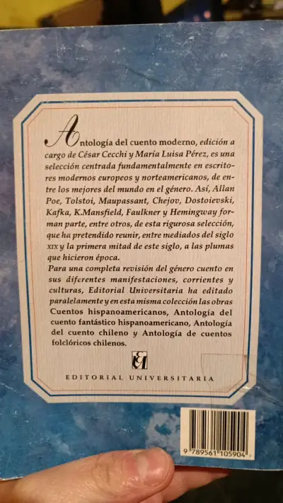 Antología del cuento moderno - Editorial Universitaria - miniatura 2