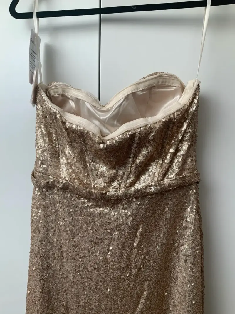 Vestido Nuevo alta costura lentejuelas - 3