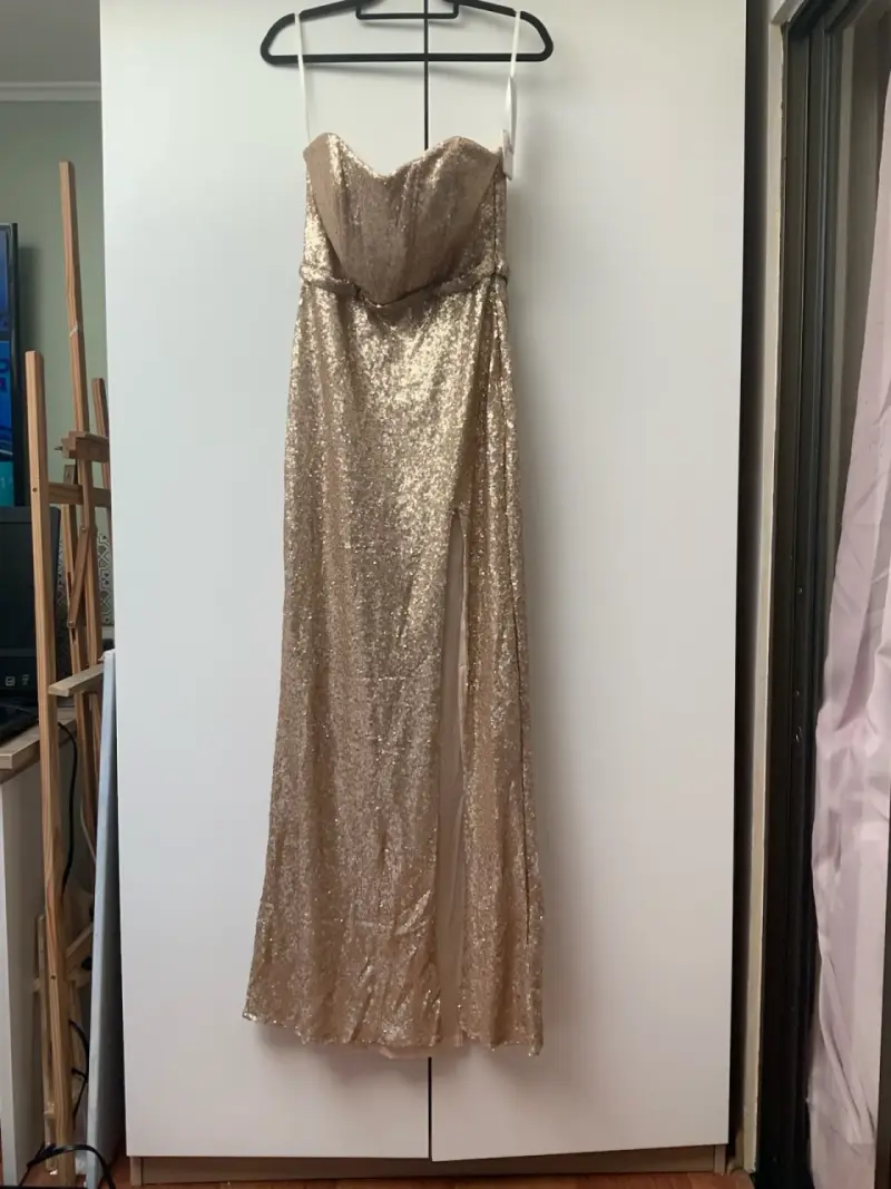 Vestido Nuevo alta costura lentejuelas - 4