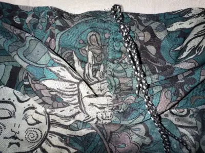 Top estilo pañuelo con diseño de sol y luna - miniatura 2
