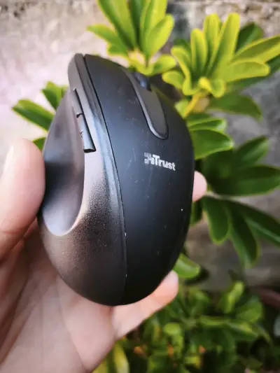 Mouse inalámbrico Trust ergonómico negro - miniatura 2