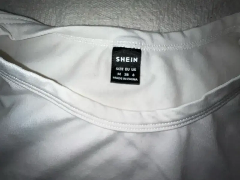 Polera blanca SHEIN talla M - 2