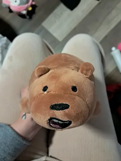 Peluche oso marrón suave y tierno - miniatura 6
