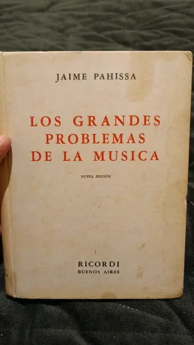 Libro 'Los Grandes Problemas de la Música' de Jaime Pahissa - miniatura 1