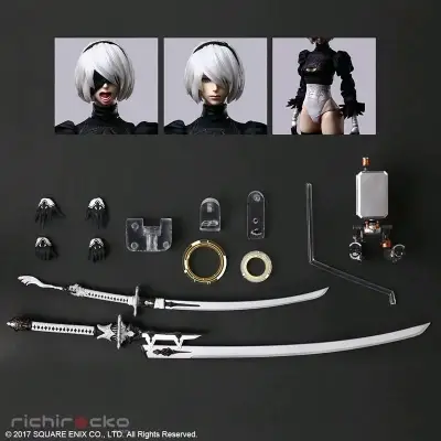 Figura PLAY ARTS Kai 2B [YoRHa No.2 Type B DX Edit - miniatura 5