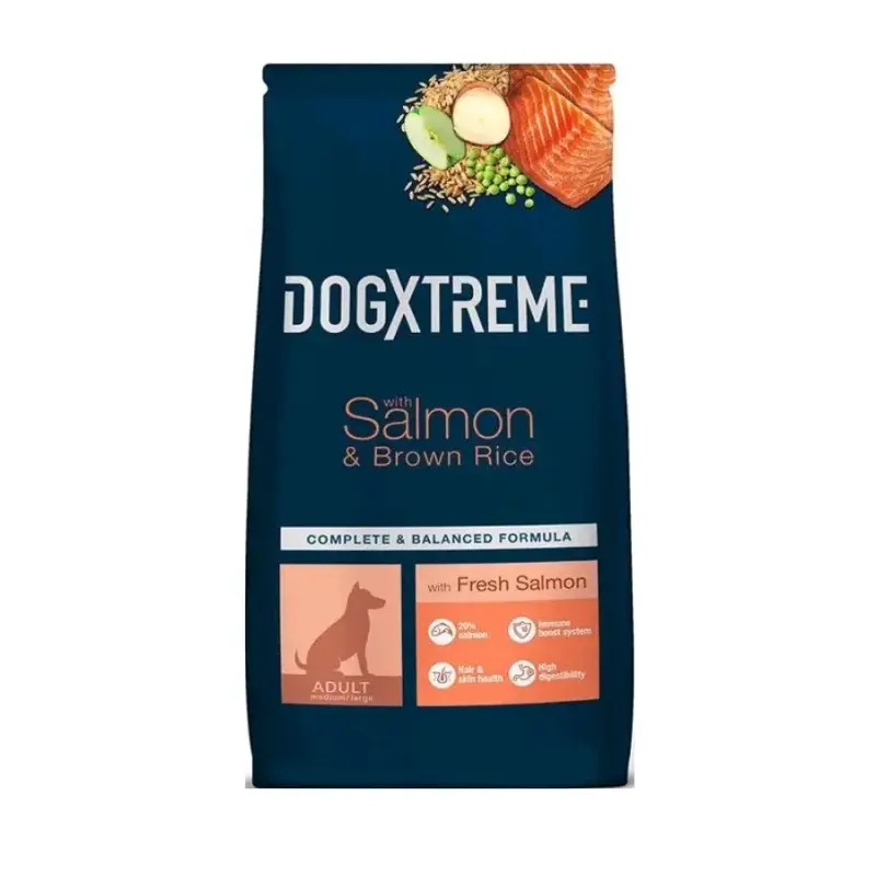Alimento para perros Dogxtreme salmón y arroz integral