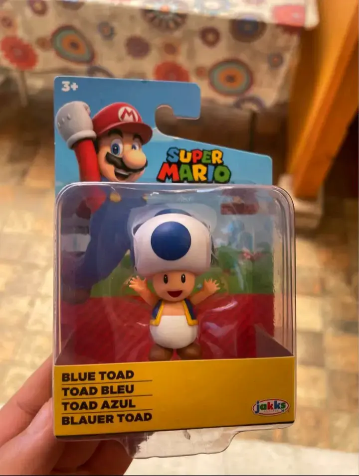 Figura de acción Toad Azul Super Mario