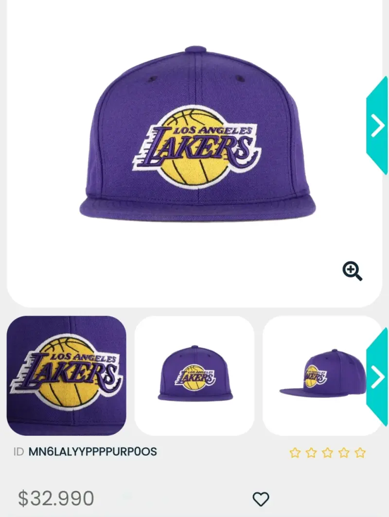 Gorra Los Angeles Lakers - 2