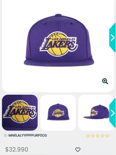 Gorra Los Angeles Lakers - miniatura 2