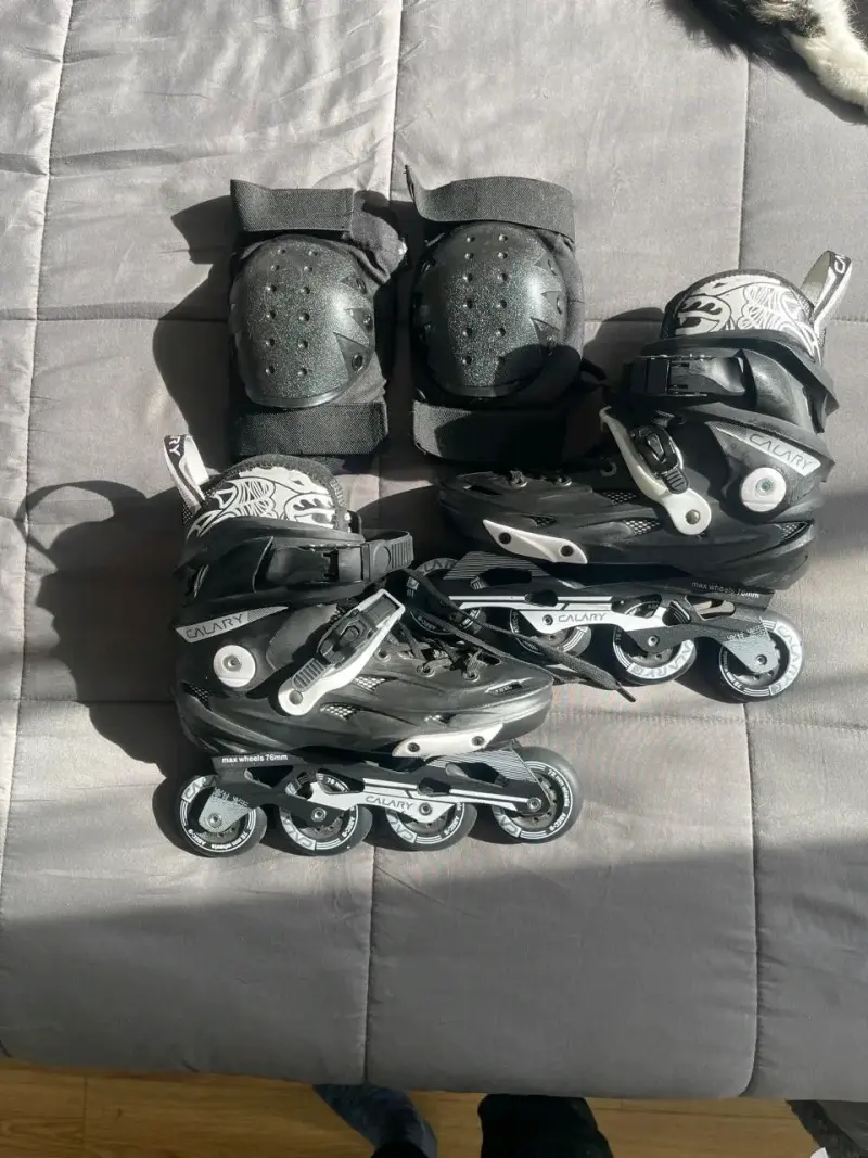 Patines en línea Calary con rodilleras - 1