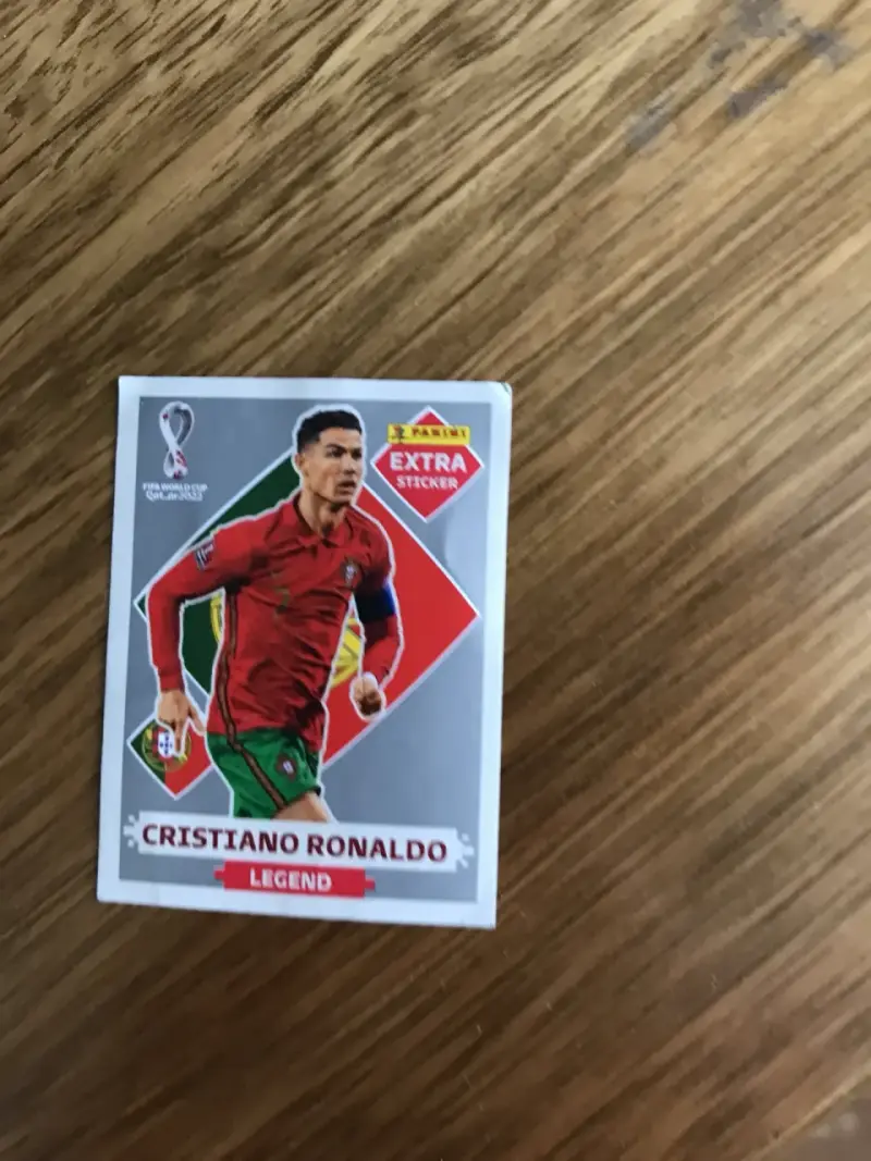 Lámina Panini Cristiano Ronaldo Legend