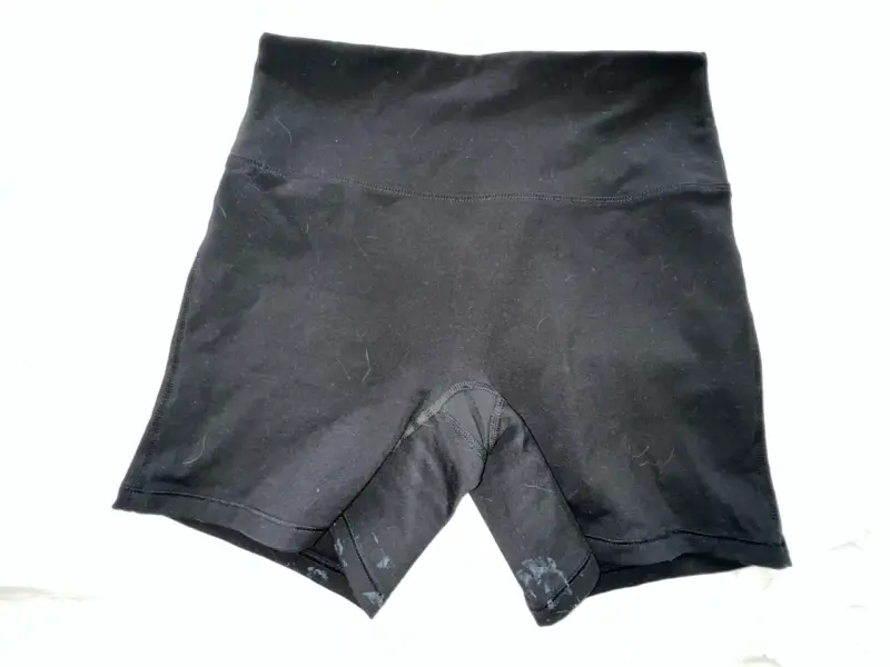 Shorts deportivos negros para mujer talla S - 1