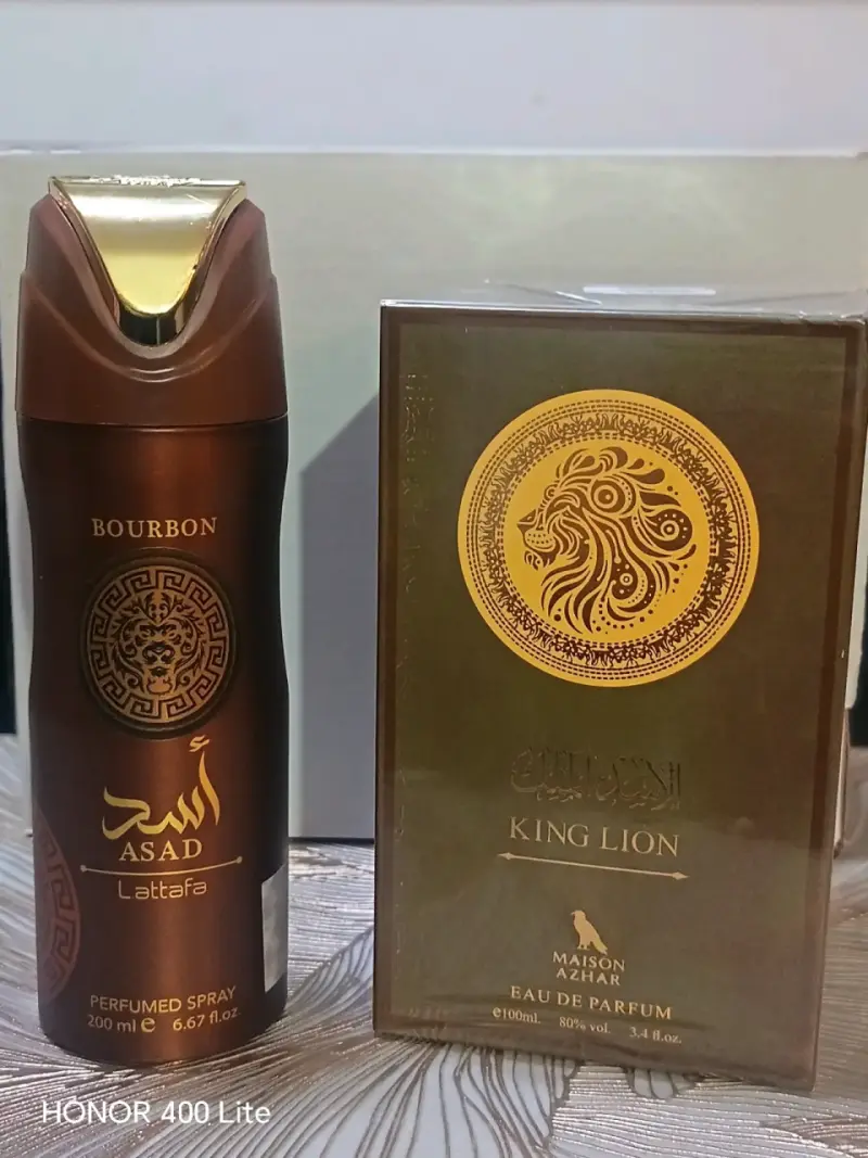 Set de Perfume y Spray Lattafa Asad - 1