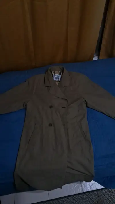 Abrigo Burberry clásico beige - miniatura 1