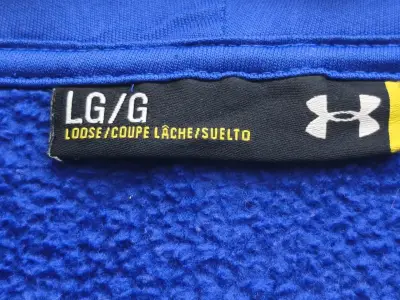 Polerón azul Under Armour con capucha - miniatura 2