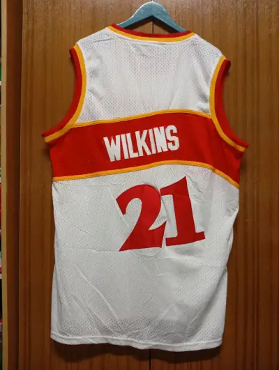 Camiseta NBA Hawks Adidas retro - miniatura 2