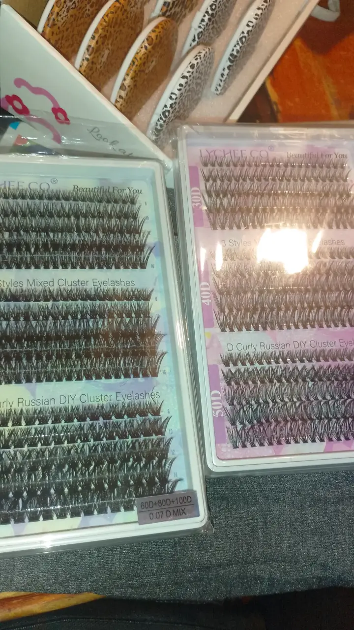 Pestañas postizas estilo esponjoso - 3