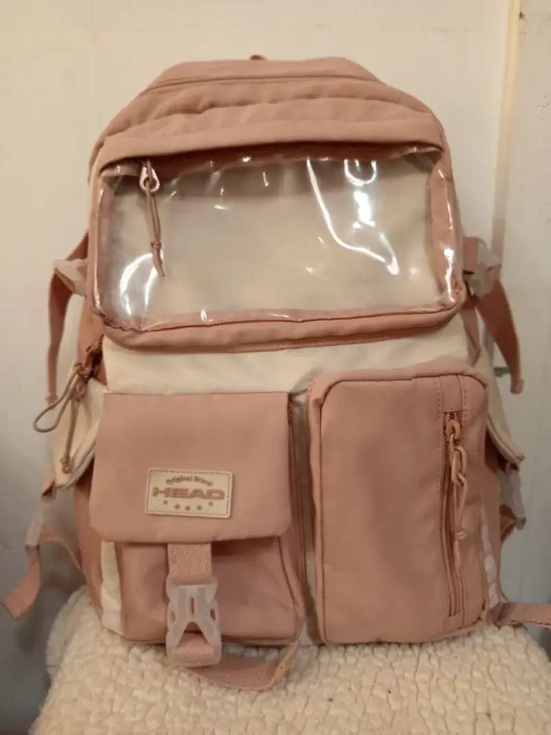 Mochila Head rosa kawai - 1