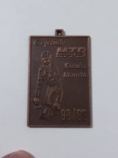 Medalla Campeonato MTB 98/99 Escudo Bianchi - miniatura 1