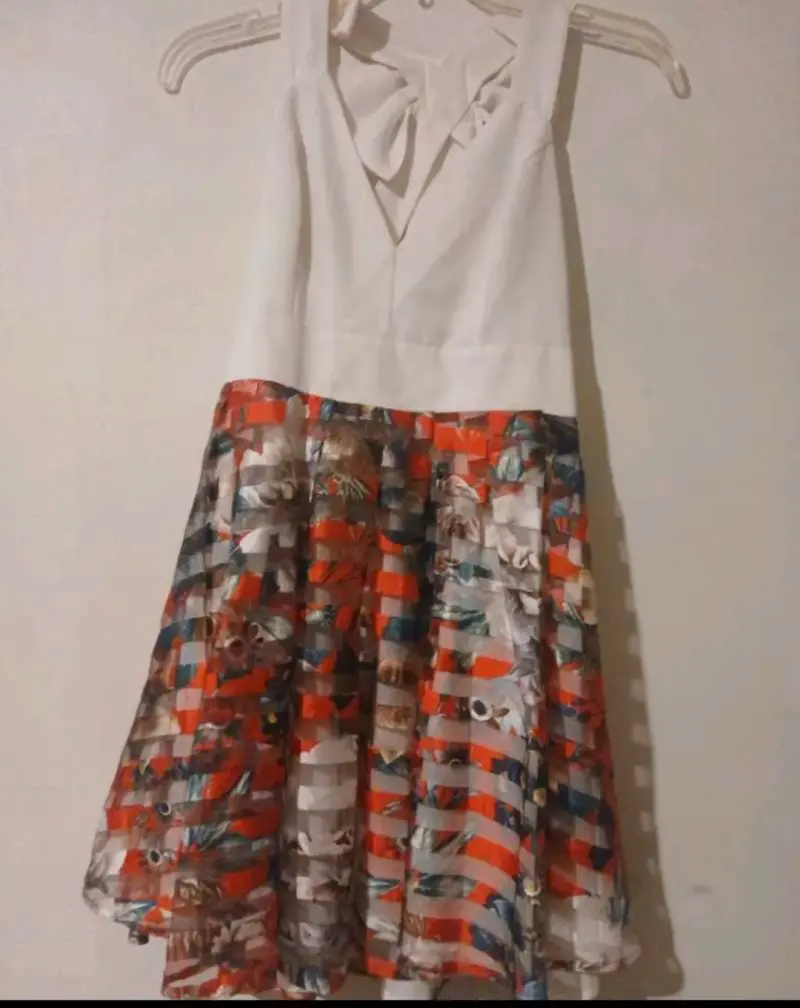 Vestido sin mangas con estampado floral - 3