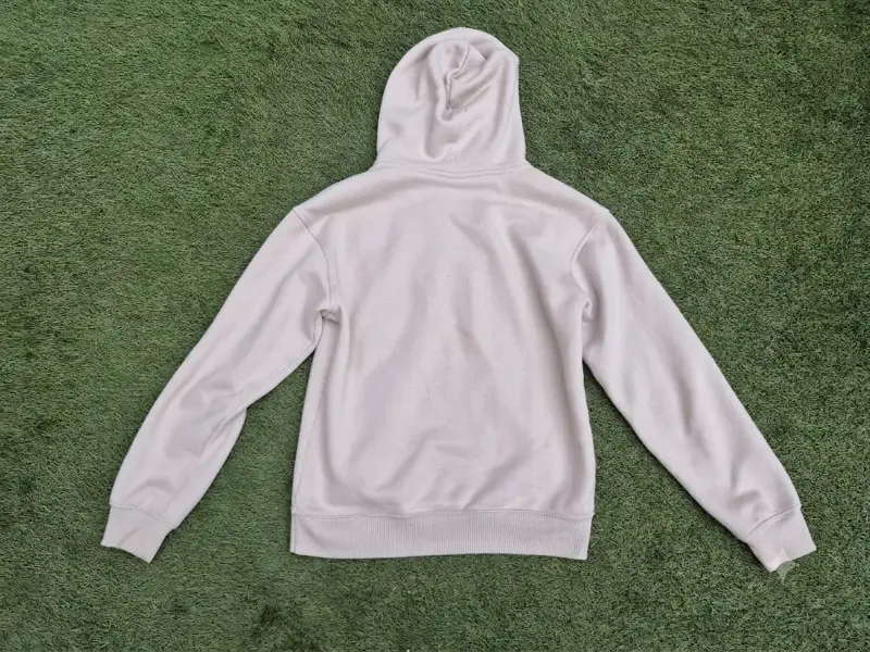 Polerón hym con capucha unisex color beige - 2
