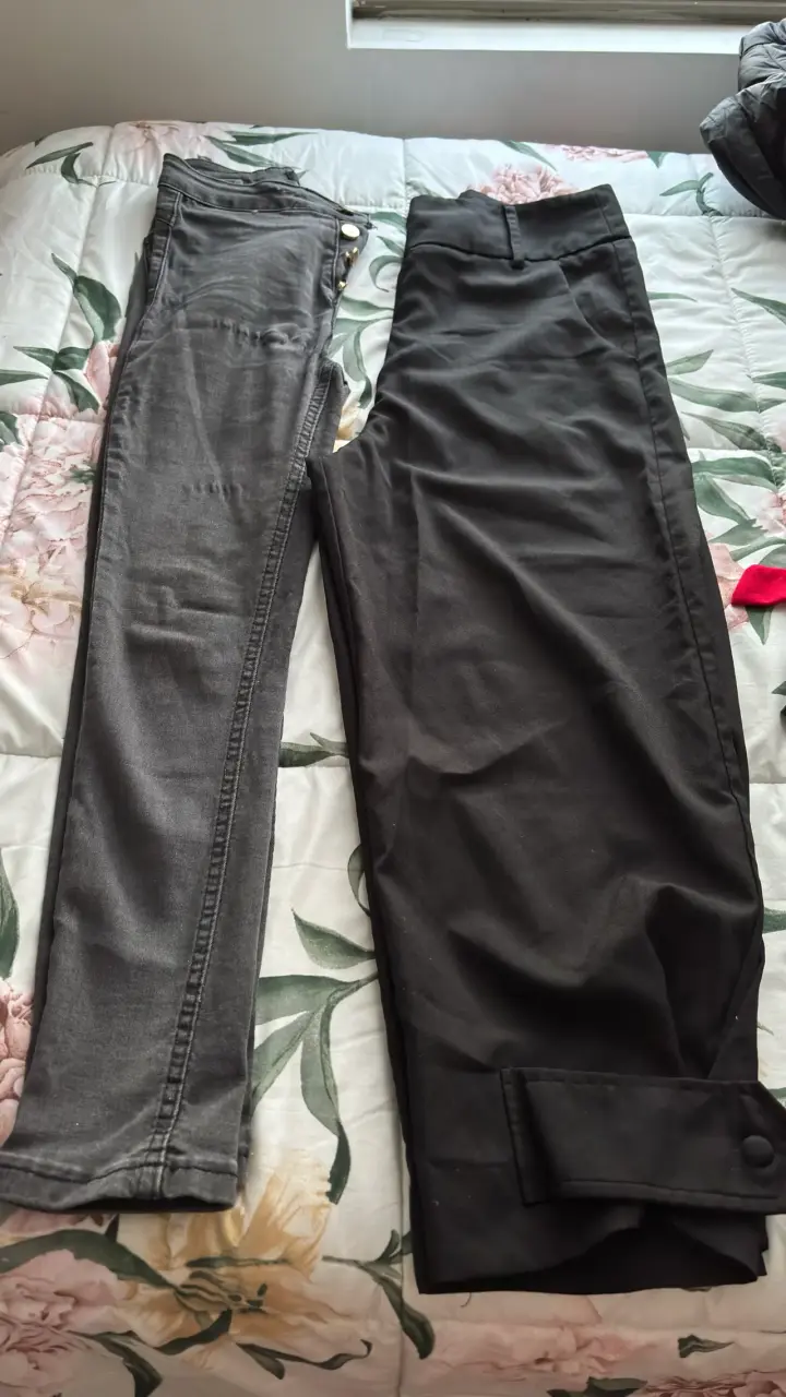 Lote de pantalones de mezclilla y rayas a 4000 c/u - 2