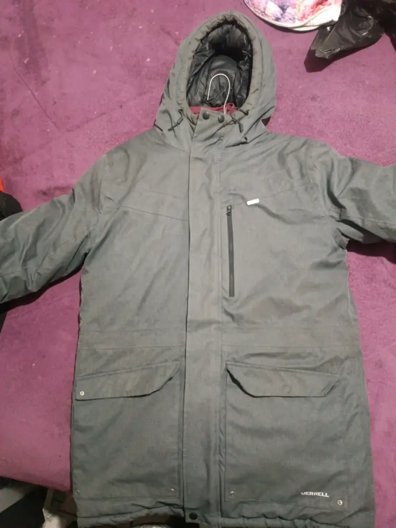 Chaqueta acolchada gris para invierno merrel - 6