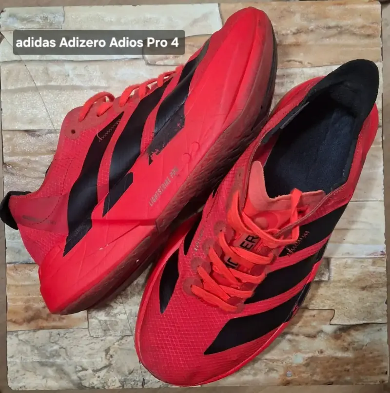 Zapatillas adidas Adizero Adios Pro 4 rojas