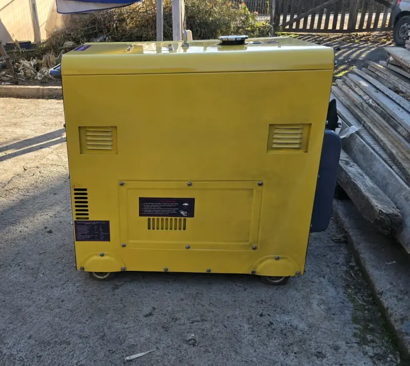 Generador diésel Otaru DS-7KW amarillo - 4