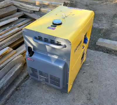Generador diésel Otaru DS-7KW amarillo - miniatura 6