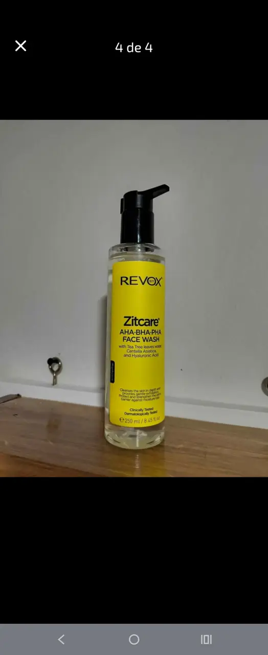 Limpiador facial Revox Zitcare AHA-BHA-PHA - 1