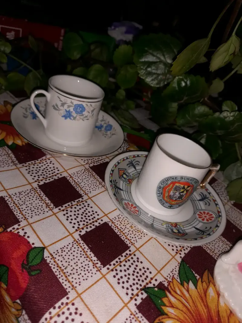 Taza de porcelana con diseño clásico - 3