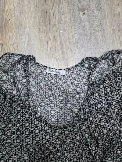 Blusa estampada floral manga acampanada - miniatura 3