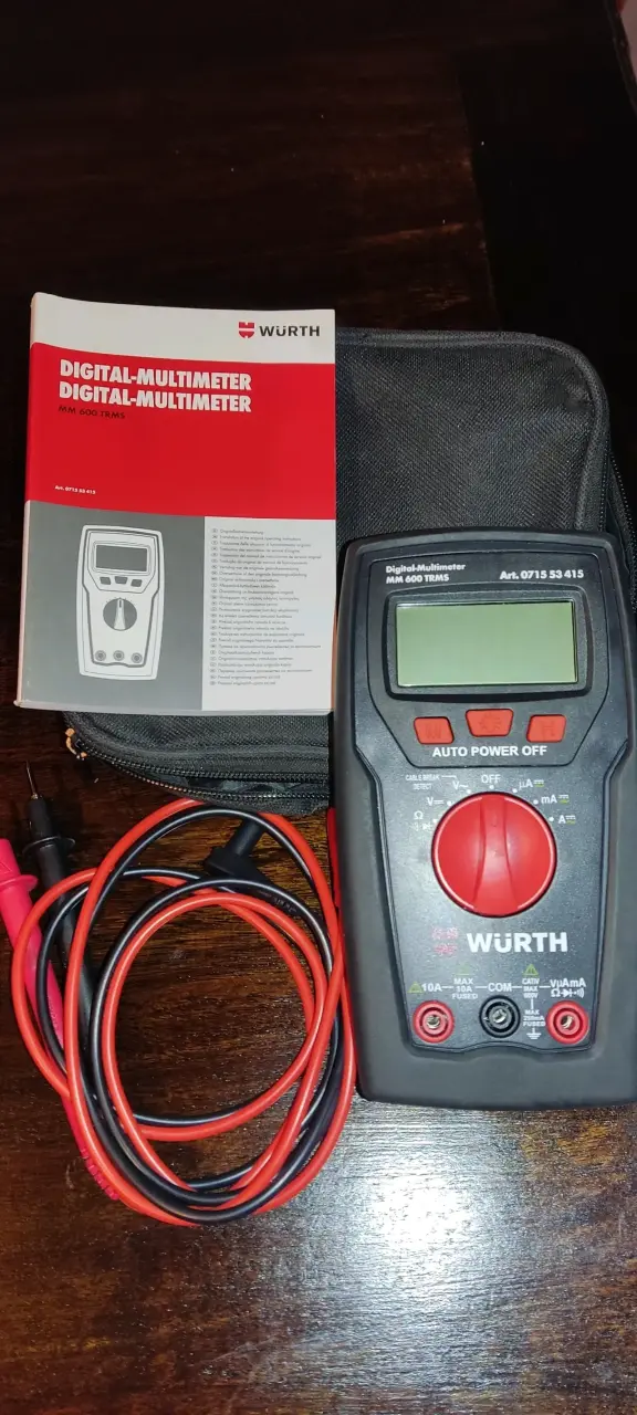 Multímetro digital Würth MM 600 TRMS - 3
