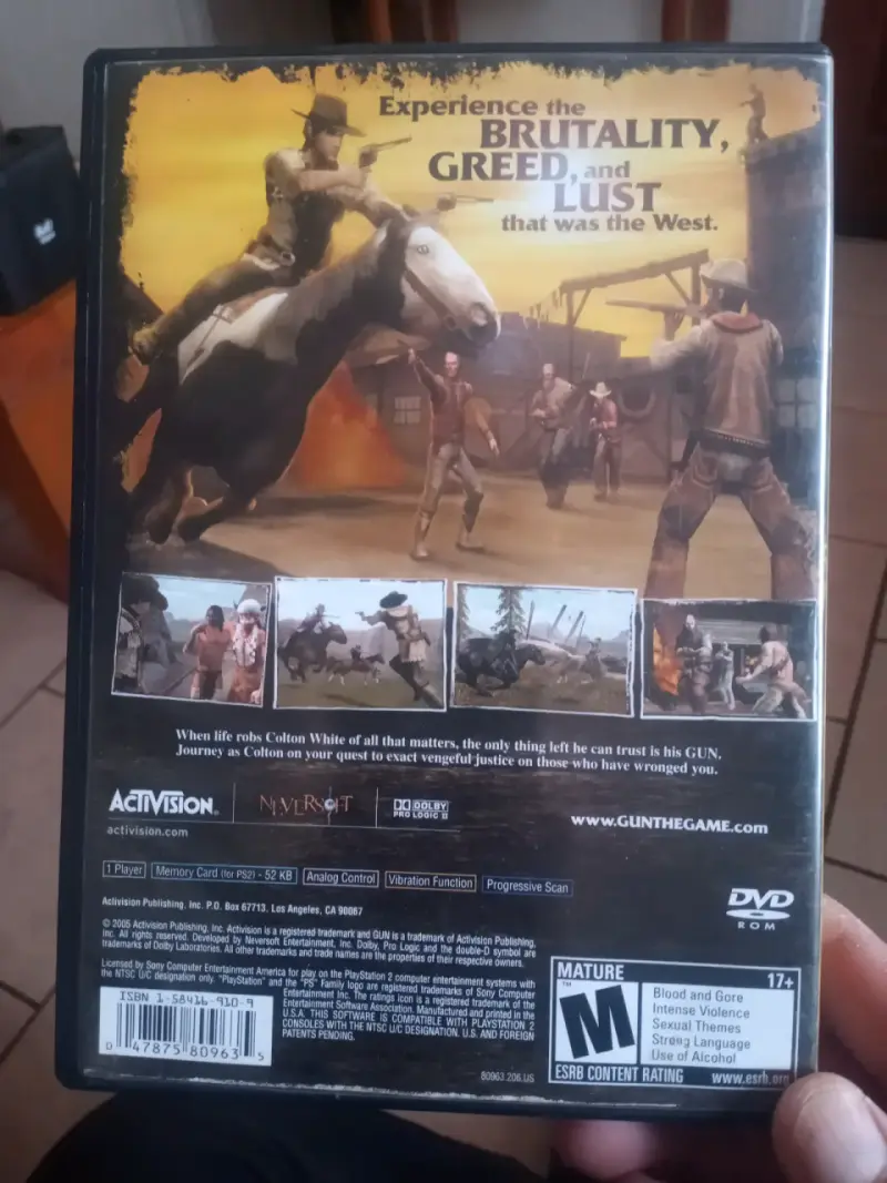 Juego Gun para PlayStation 2 en buen estado - 2