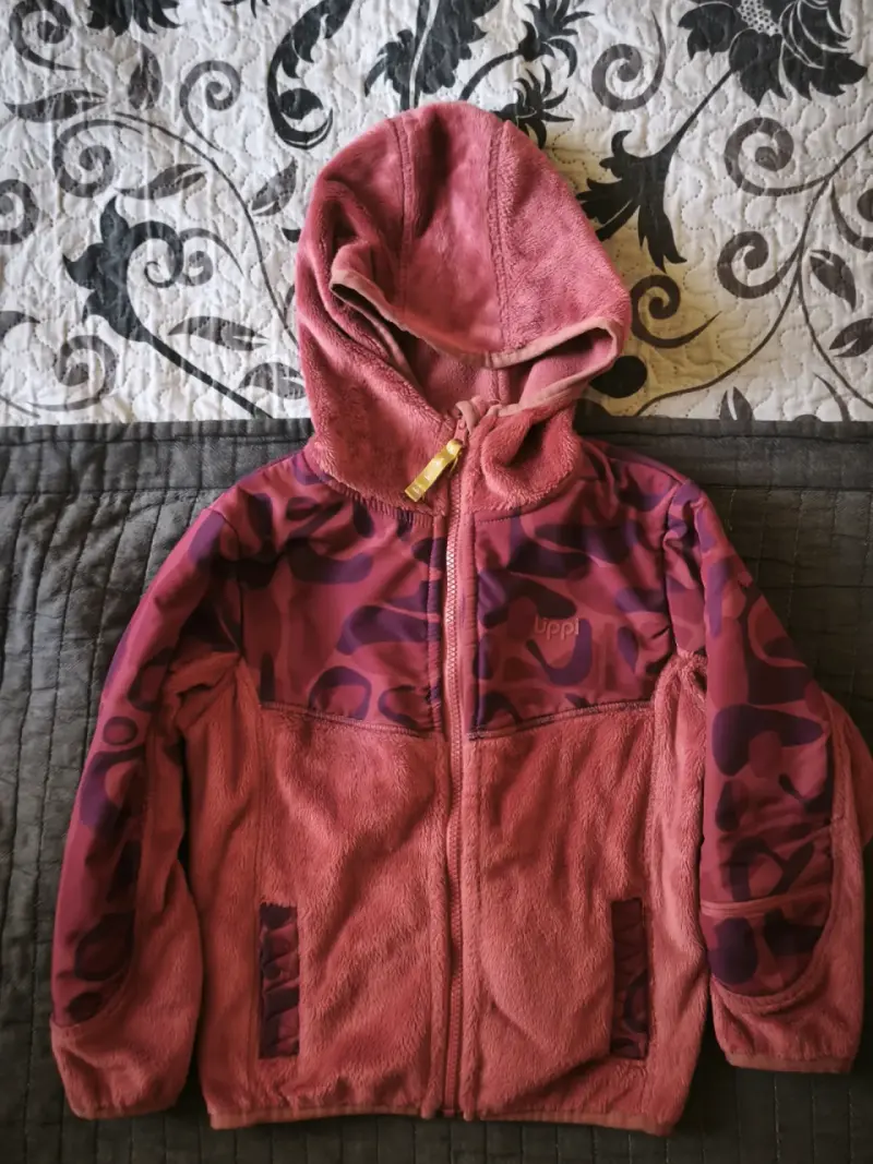 Chaqueta polar infantil lippi roja - 1