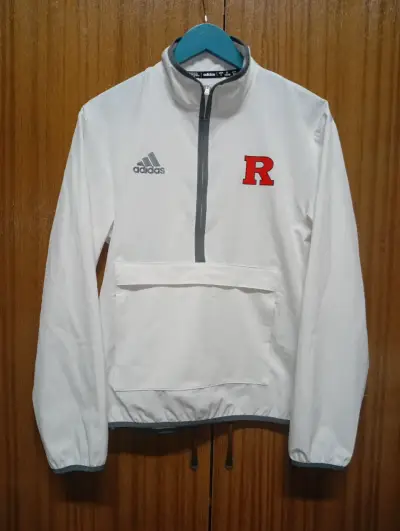 Cortaviento Adidas blanco con logo R - miniatura 1