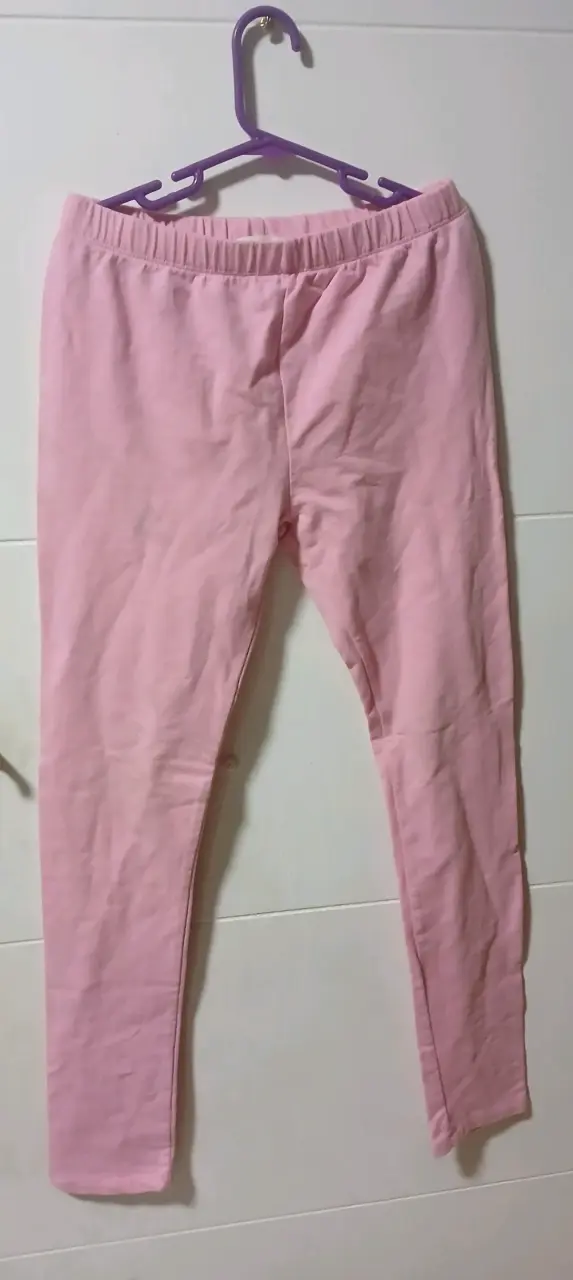 Calzass rosados de algodón para mujer