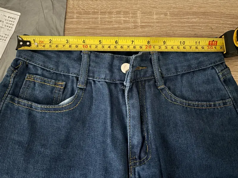 Jeans azul mezclilla rígida - 3