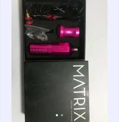 Máquina rotativa de tatuaje Matrix rosa - miniatura 1
