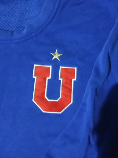 Polerón azul Adidas de la U de chile talla S - miniatura 3