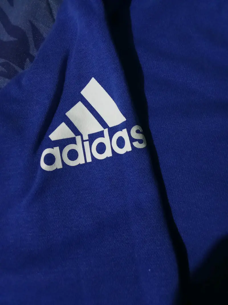 Polerón azul Adidas de la U de chile talla S - 4