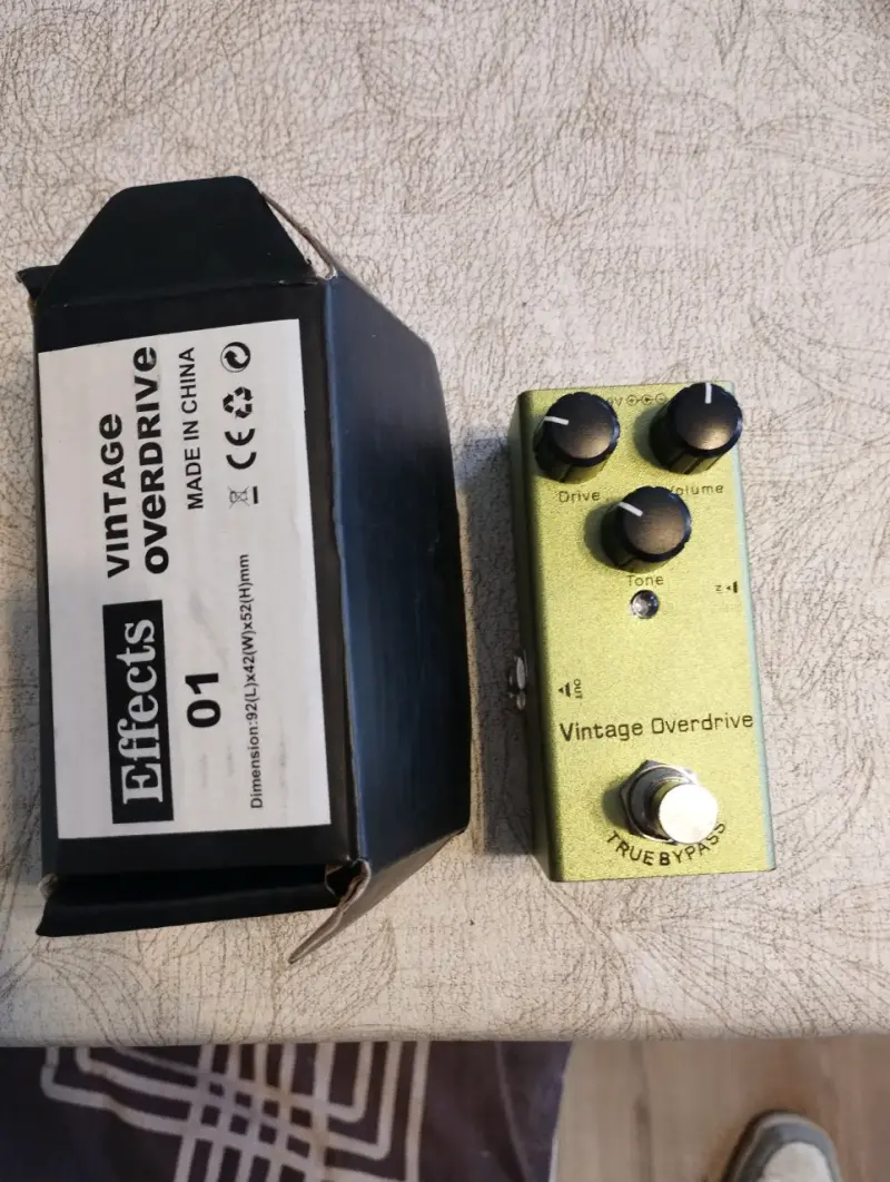 Pedal de efectos Vintage Overdrive para guitarra - 1