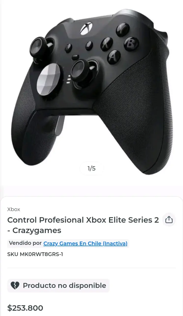 Control Xbox Elite Series 2 con estuche - 2