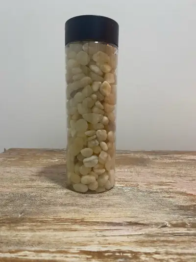 Frasco decorativo con piedras de cuarzo - miniatura 2